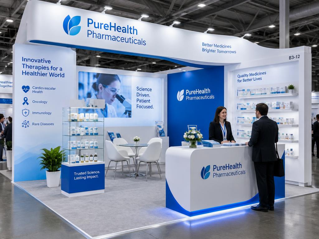Pharma & Healthcare exhibition stall