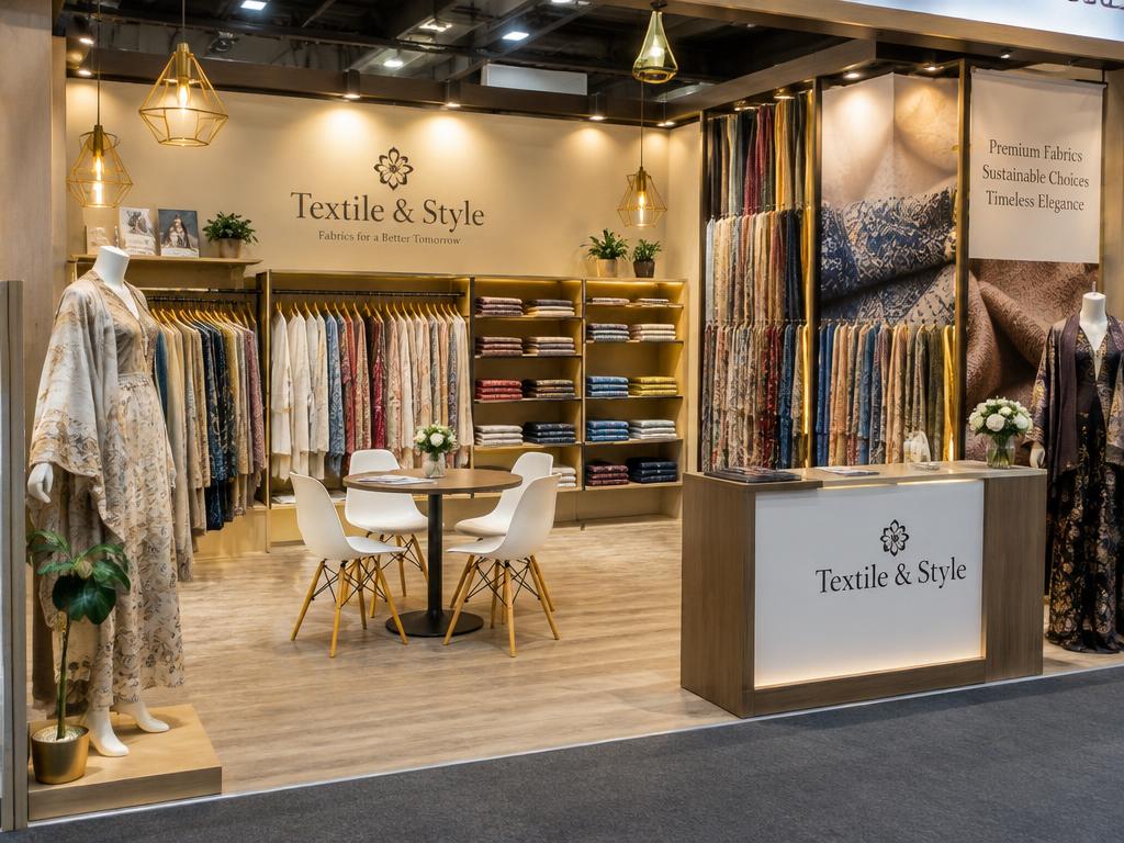 Textiles & Apparel exhibition stall
