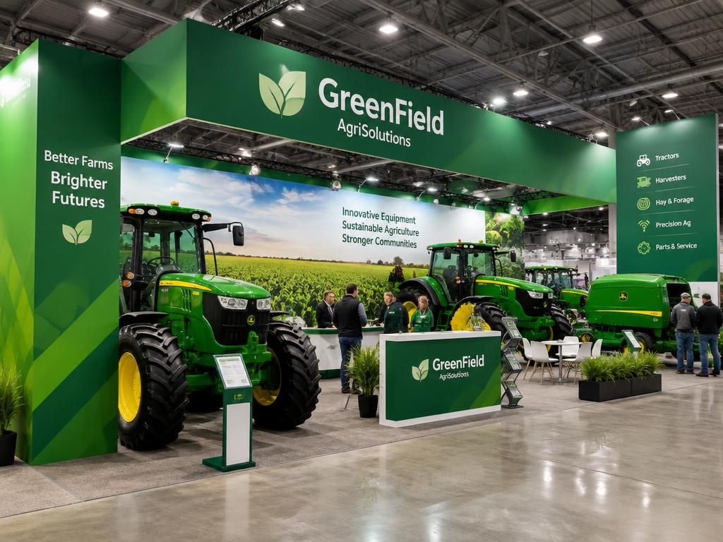 Agriculture exhibition stall