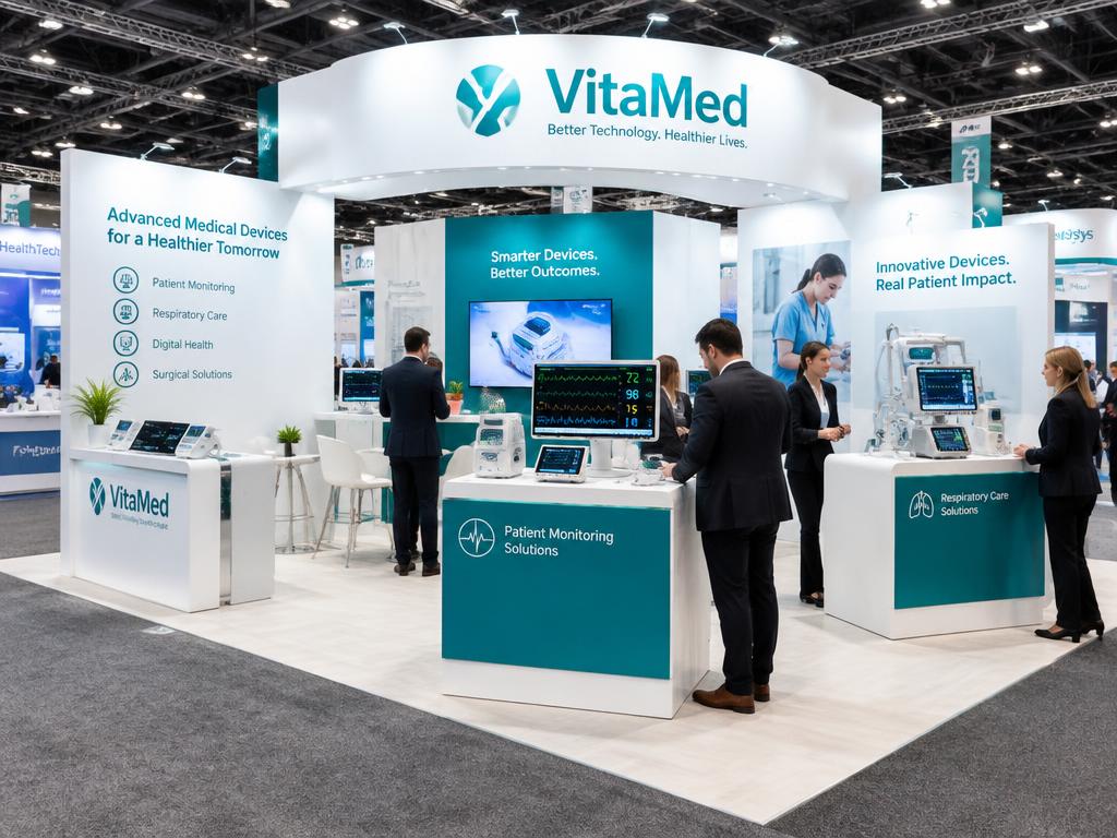 Medical Devices exhibition stall