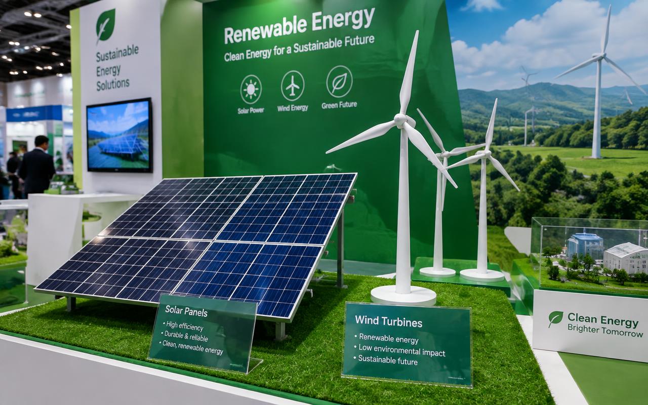 Energy & Renewables exhibition stalls