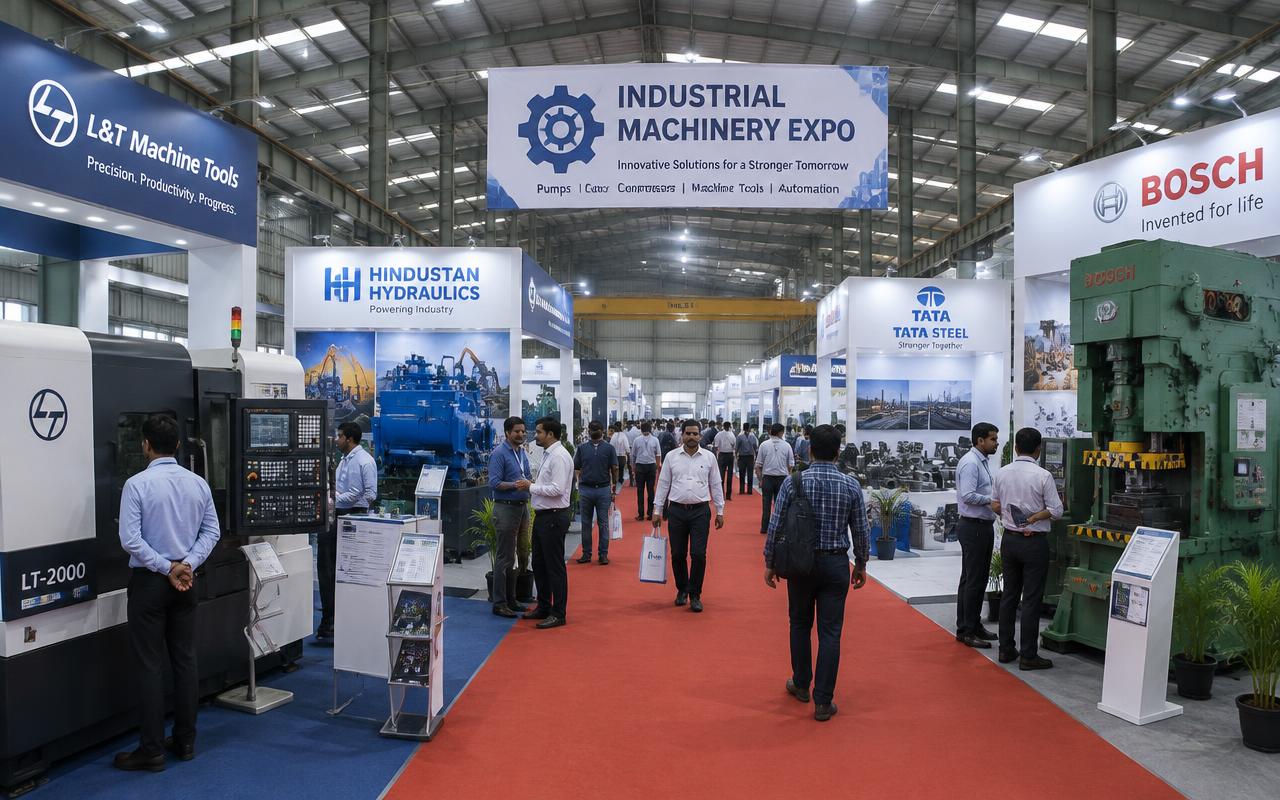 Stall fabrication at Industrial Estate Expo Grounds, Imphal